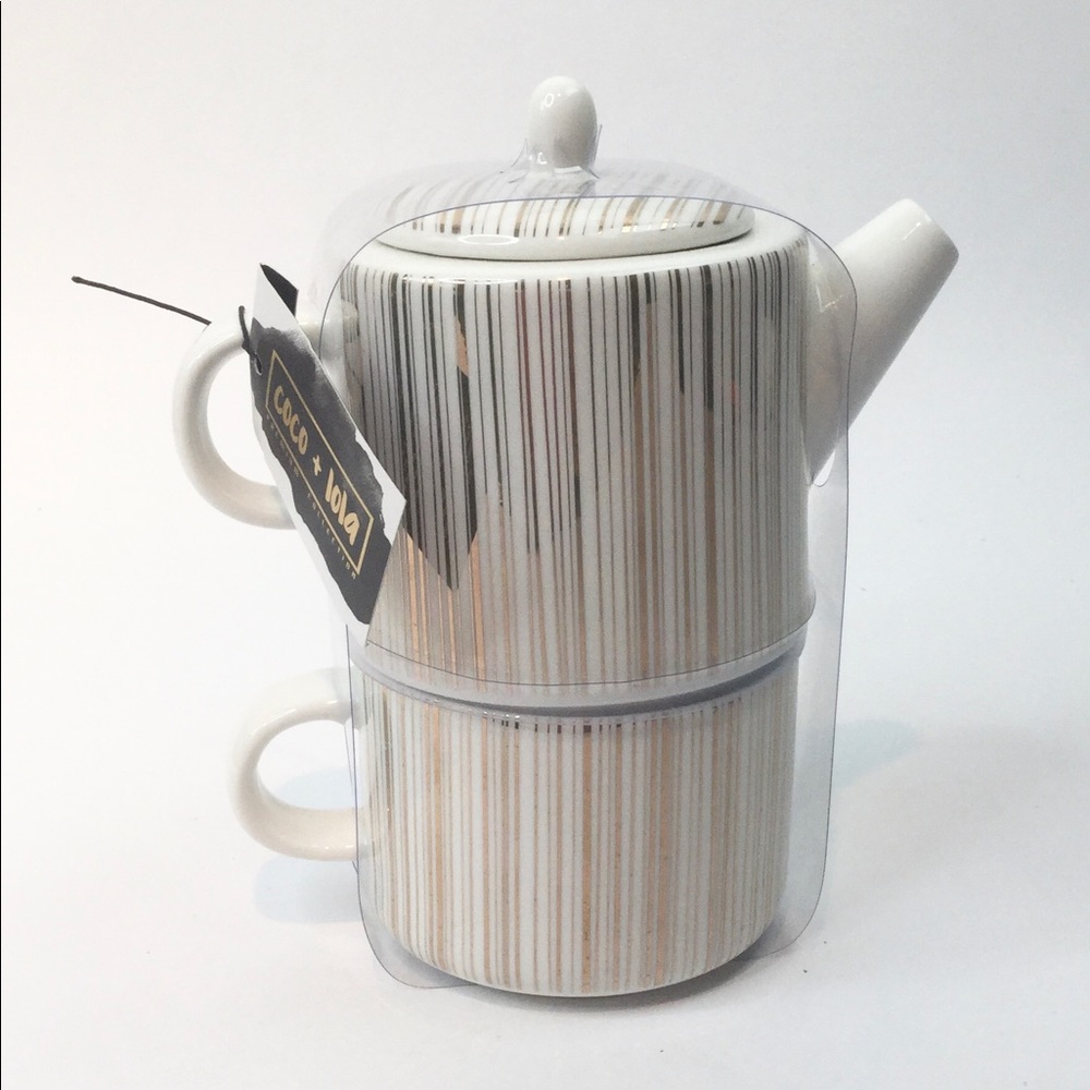 Coco & Lola Tea for One Set NEW elegant